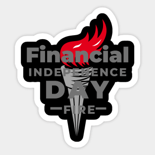 Financial Independence Sticker